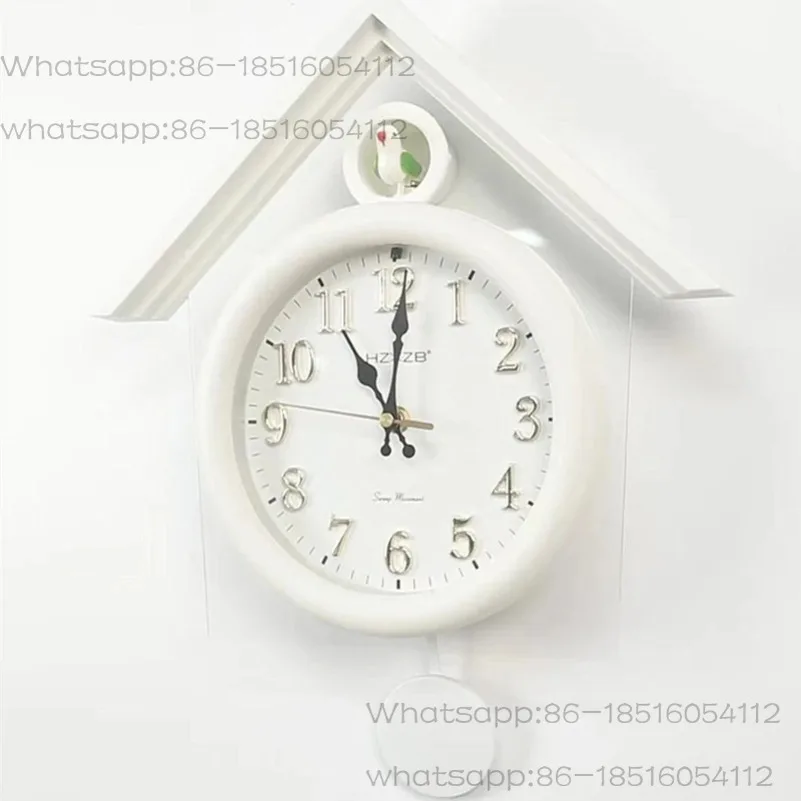 

Luminous Wall Clock Luxury Cuckoo Clocks Led Watch Retro Table Clock Bedroom Silent Living Room Decoration Elegant Room Ornament