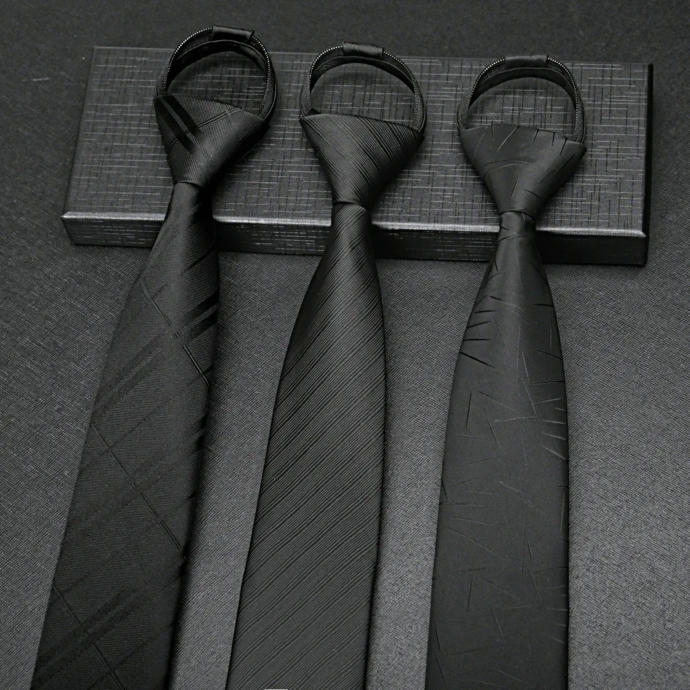 Tie for men, no tying, lazy man, zipper for marriage, business tie, professional dress, work stripe