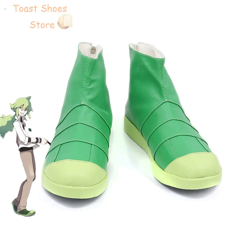 Chaussures de Cosplay en Cuir PU Naturel, Bottes de Carnaval d'Halloween, Accessoire de Costume