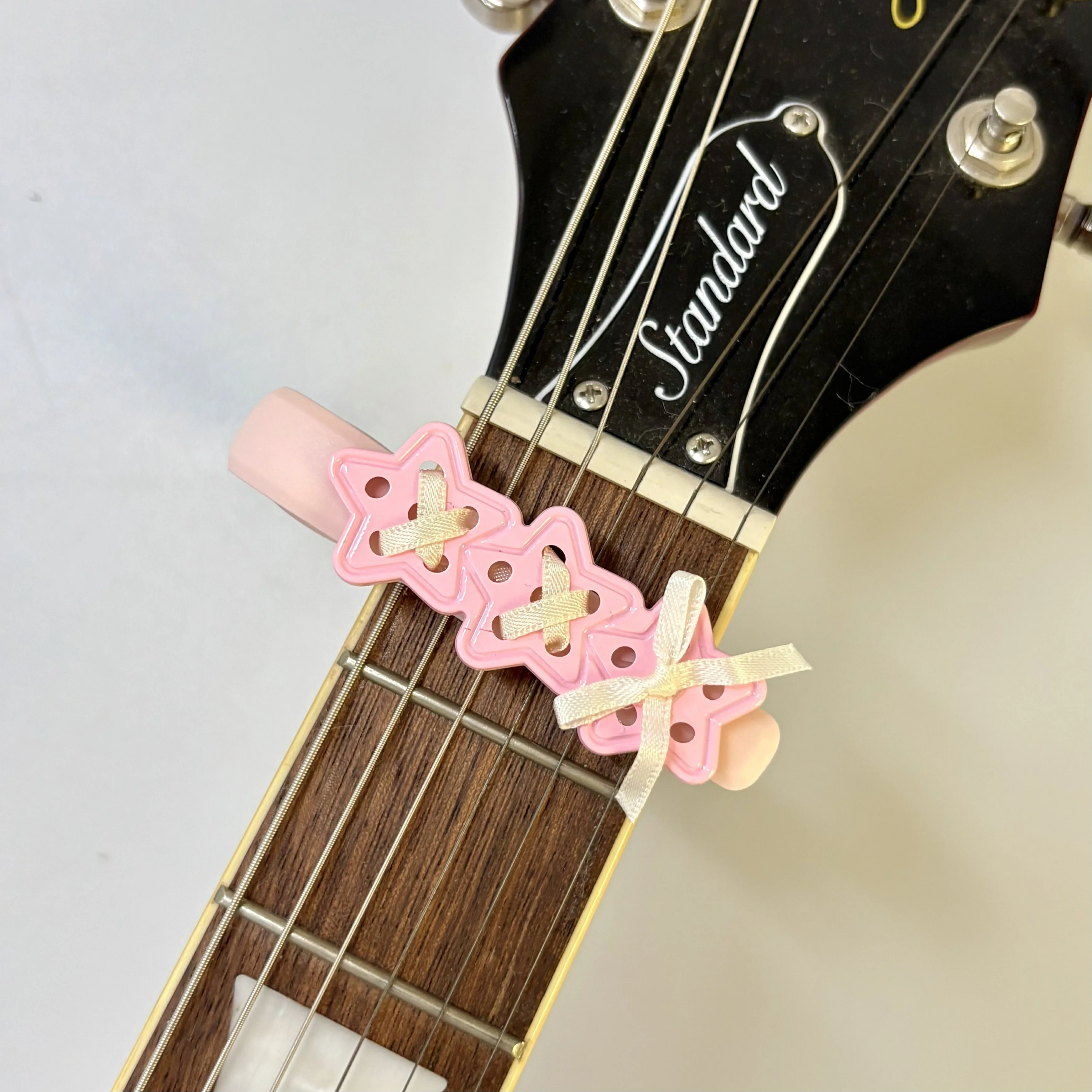 Cute Folk Guitar Ukulele Tuning Capo Adjustable High Aesthetic Value Music Instrument Accessory