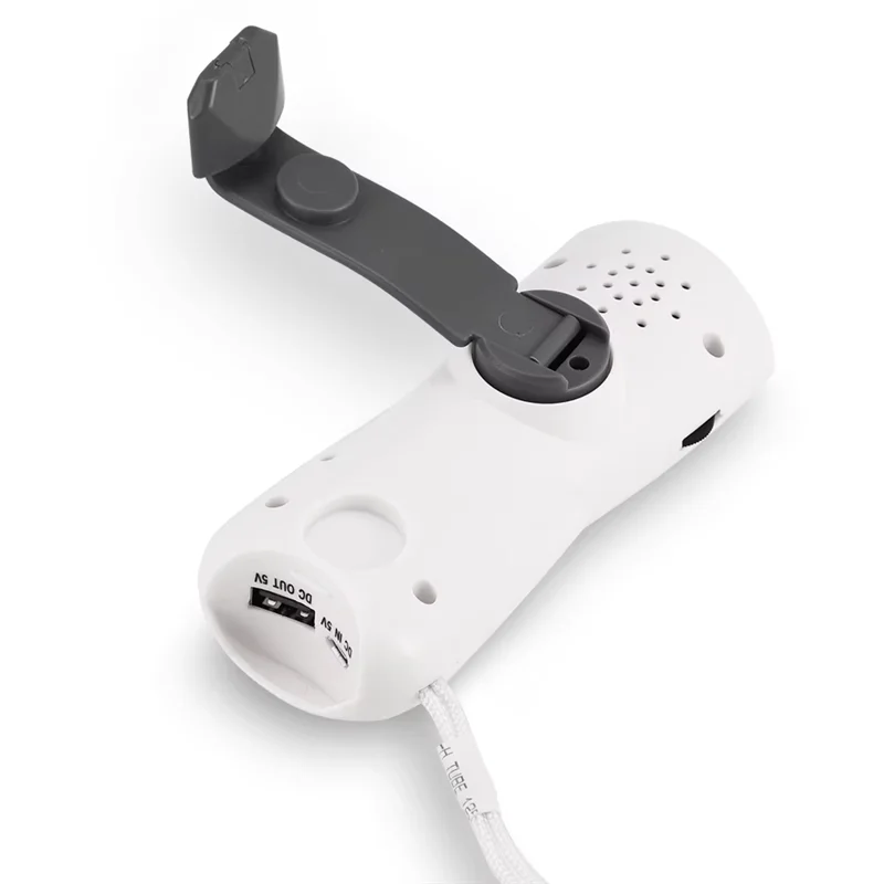 AA08-manivelle Dynamo d'urgence AM/FM Radio avec lampe de poche alimentation Portable lecteur Radio fonctionnalité