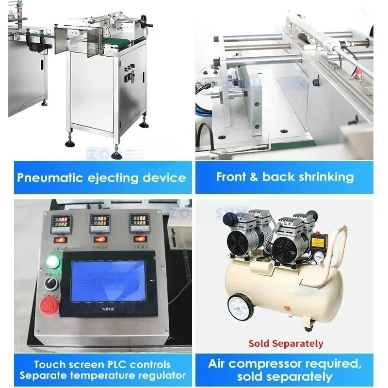 自動セロファン包装機チェロラッパーボックスオーバーラッピング製品包装装置 ZS-MSFM750A