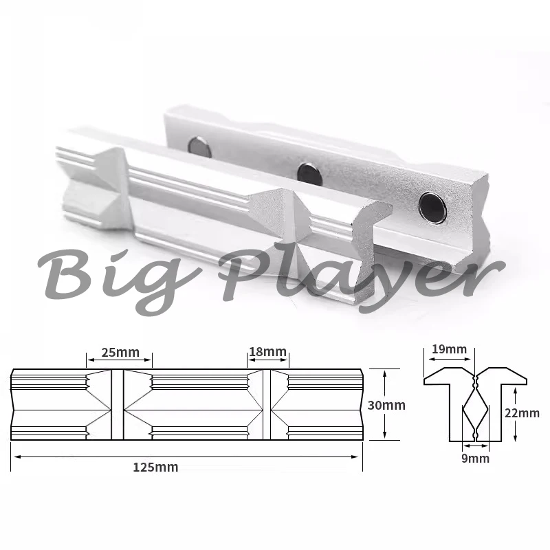 

4 5 6 8 Inch CNC Milling Steel Vise Hard Jaw Fixture V-Type Jaw Aluminum Alloy 4" 5'' 6" 8'' 1Set