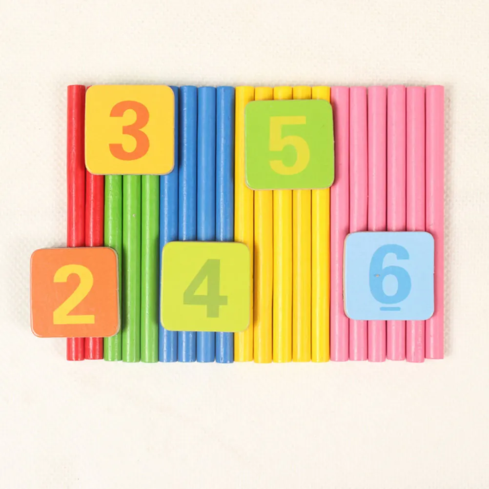 

Kids Toys Counting Stick Teaching Tool Blocks for Math Puzzle Arithmetic Education Learning Colorful Rods Child