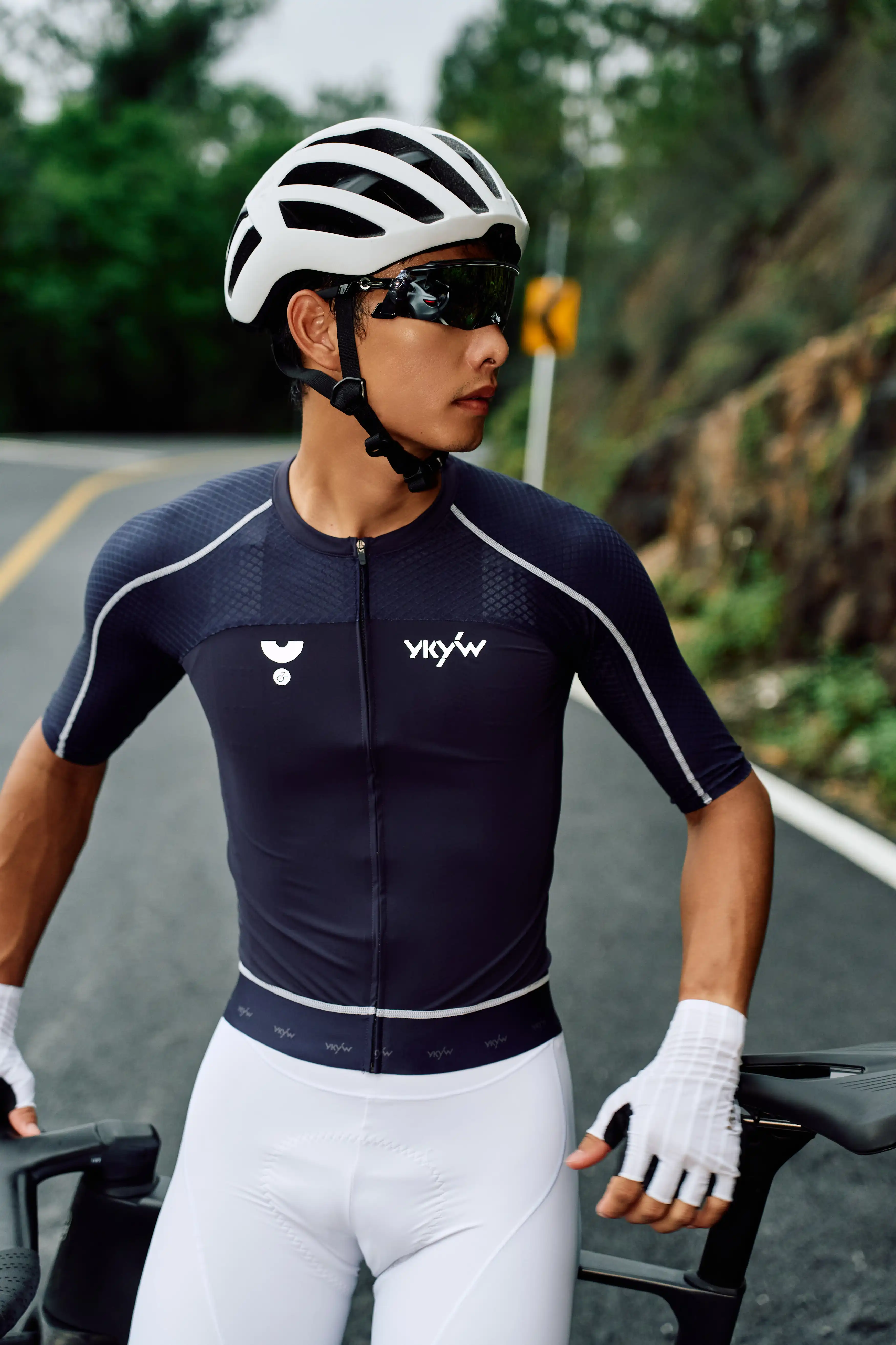 YKYWBIKE Herren Radtrikot 2026 Sommer Kurzarm Fahrradshirt Pro Rennrad Trikot Top Radsportbekleidung MTB – Detail 2