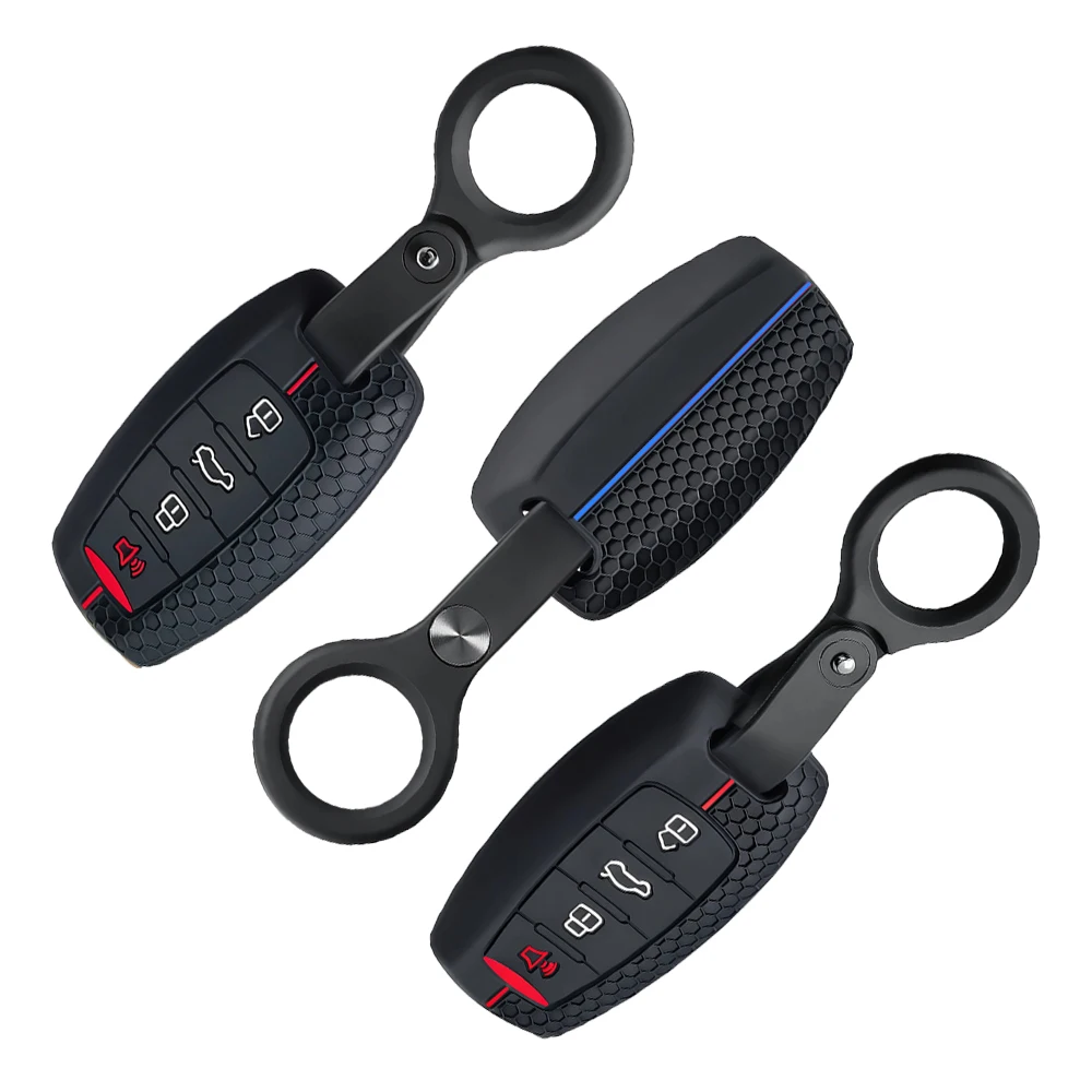 Silicone Keychain Key Case for Haval F7x H6 2023 Accessories Car Key Cover for Haval Jolion Joico Jollein F7 H6 Jolyon F7H Dargo