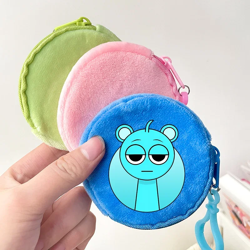 Sprunki Coin Purse Incredibox Animal High Quality Wallet Printed Figure Mini Storage Bag Convenient Girl Boy Cute Organizer Bags