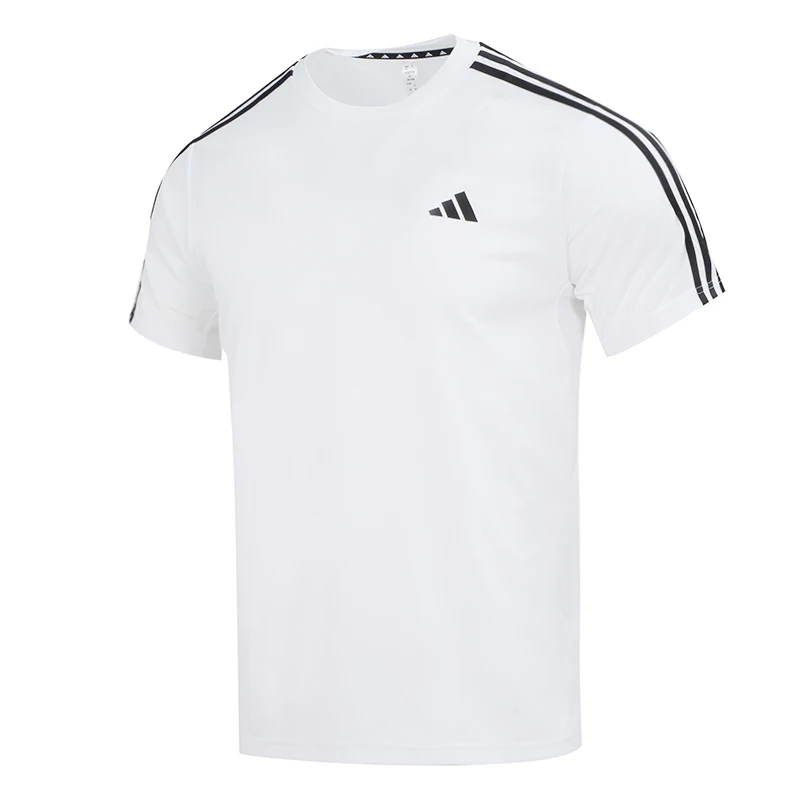 

Футболка Adidas (Adidas) Мужская спортивная одежда для бега, тренировок, фитнеса, повседневная, быстросохнущая, удобная, с круглым вырезом, с короткими рукавами Ib8151