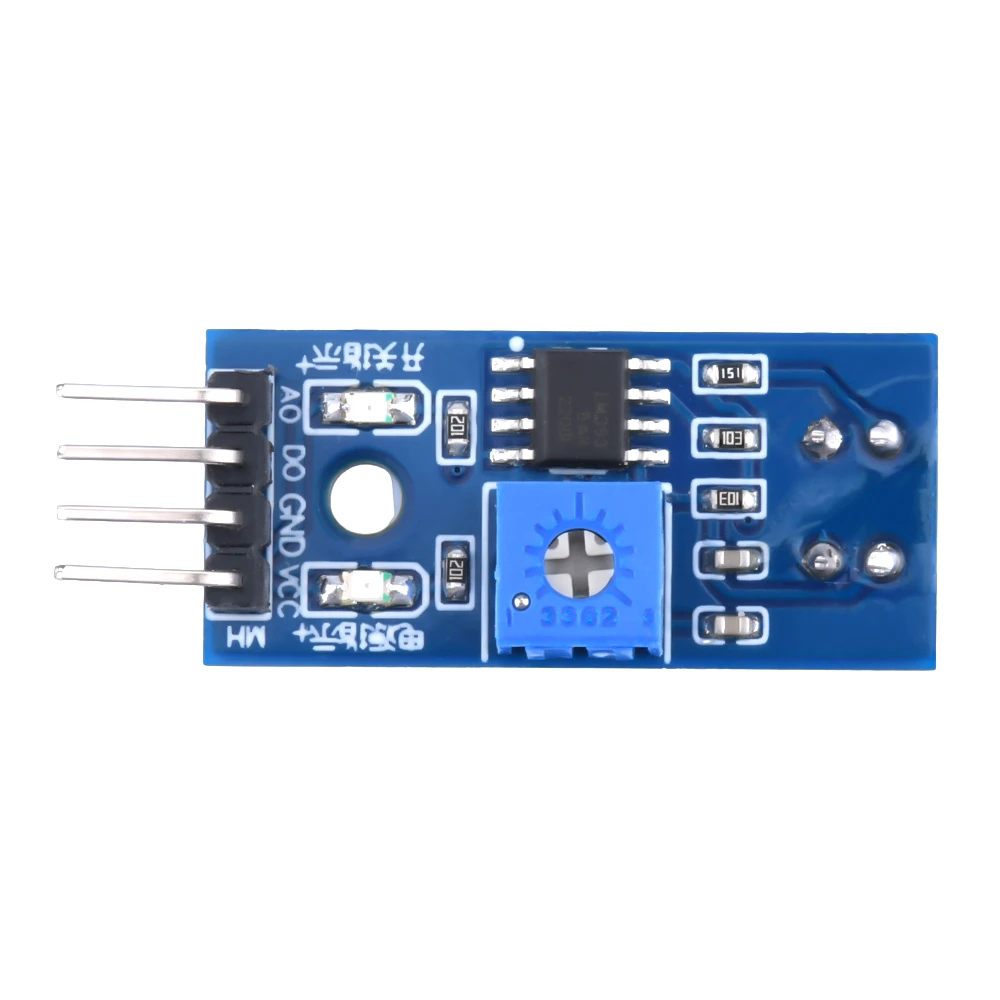 1Pcs TCRT5000 Infrared Reflective IR Photoelectric Switch Barrier Line Track Sensor Module 4Pin Blue For Arduino