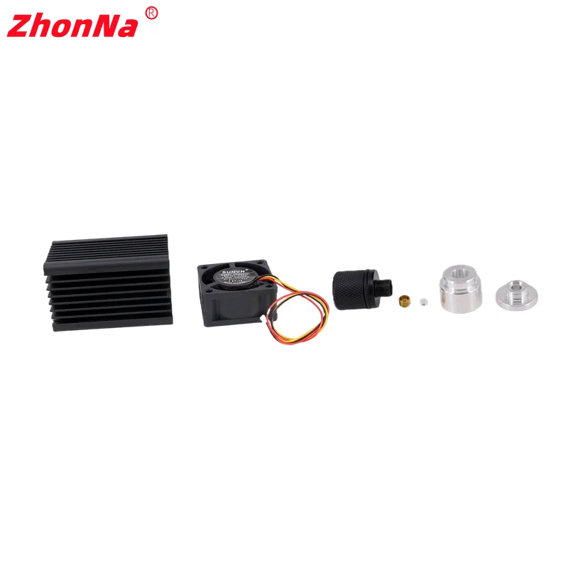 520nm1000 Green Laser Diode ModulePackage TO9 ​​DIY Heat Sink Aluminum Heating Dissipation For CNC Parts Factorydirect Sales