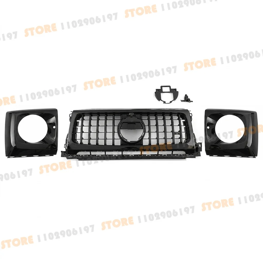 for W464 G-Class 2019-2024 Mercedes Benz G350 G400 G500 G550 G63 GT Front Bumper Grille Hood Grill