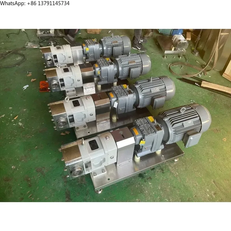 

Electric Chocolate & Honey Transfer Pump Food Grade Sanitary Rotary Gear with Lobe Impeller for Kitchen Cooking