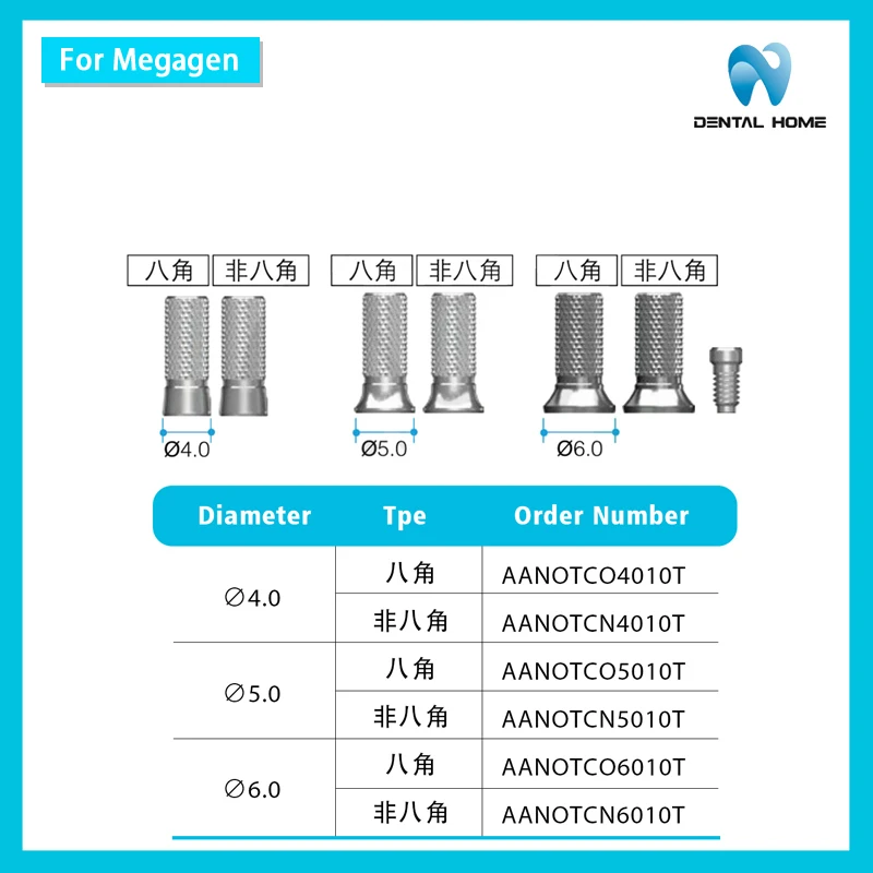 OEING For Megagen Temporary cylinder Equipment Parts
