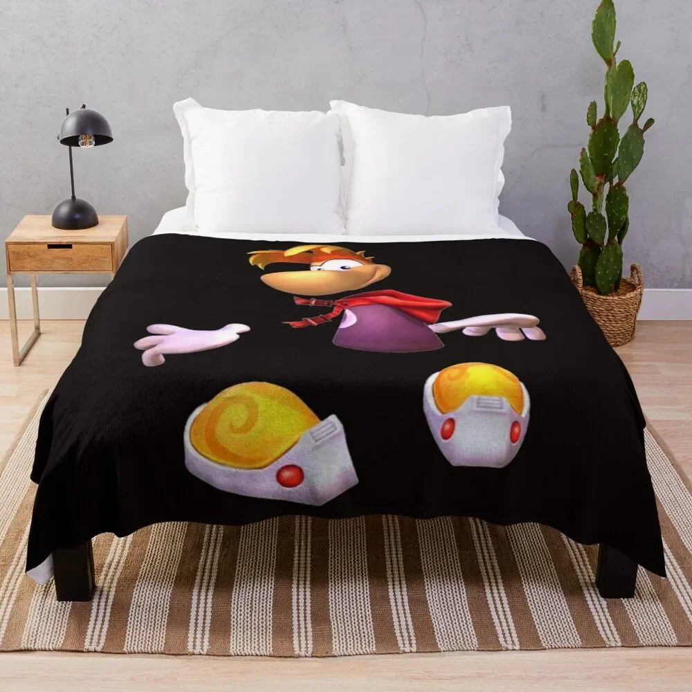 

Rayman Throw Blanket Travel Soft Plush Plaid Blankets For Sofas Blankets For Sofa Thin manga Blankets