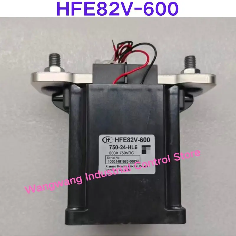 Second-hand test OK ,  High voltage DC relay, model HFE82V-600 750-24-HB6