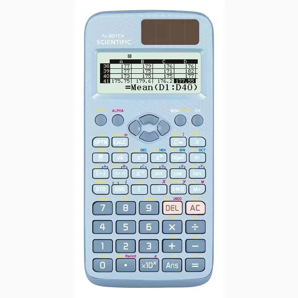 991EX Scientific Calculator with Writing Tablet and Pen 552 Functions for Students and Professionals in Physics Math
