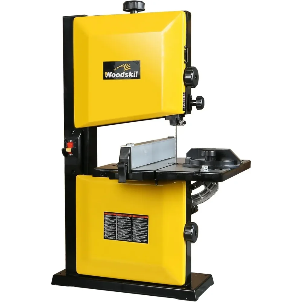 3-Amp 9-Inch Band Saw 2500FPM Benchtop Bandsaw with Removable Safty Key Cast Aluminum Table Steel Base for woodworking