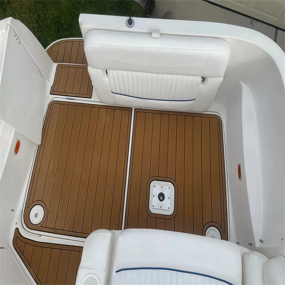 2000-2002 Bayliner 2455 Cockpit Swim platform 1/4"6mm EVA foam faux floor SeaDek MarineMat Gatorstep Style Self Adhesive