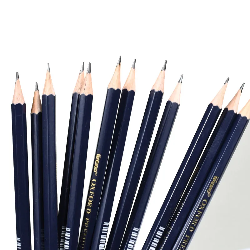 WB-9510 High Quality 12 pcs/set wood Personality pencils for school children & eraser safety environmental protection 2B