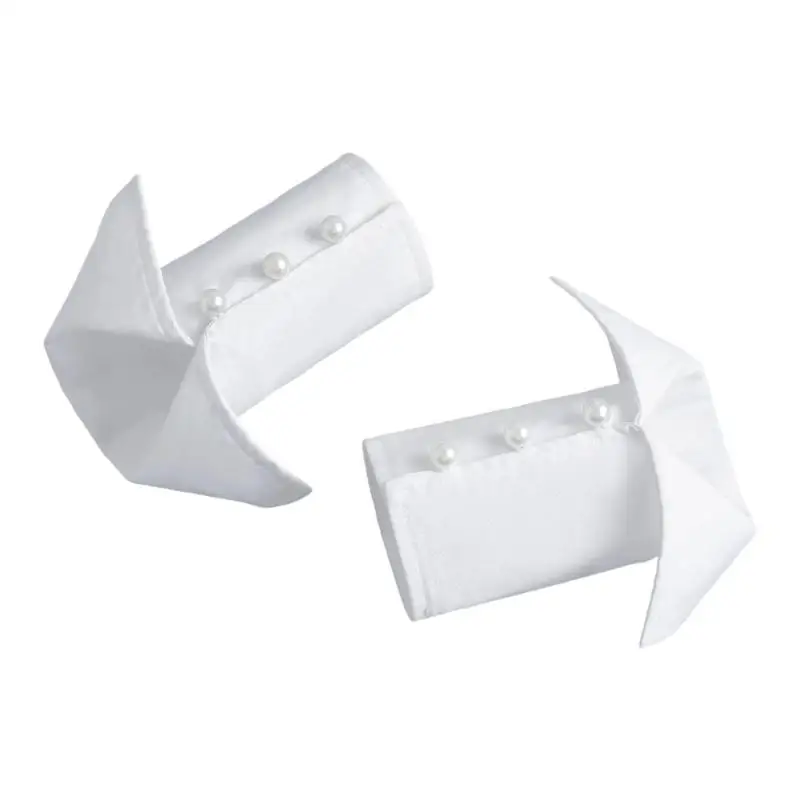 Poignets blancs 652F pour pull à capuche, bracelet polyvalent, doux confortable, manchettes polyvalentes pour femmes