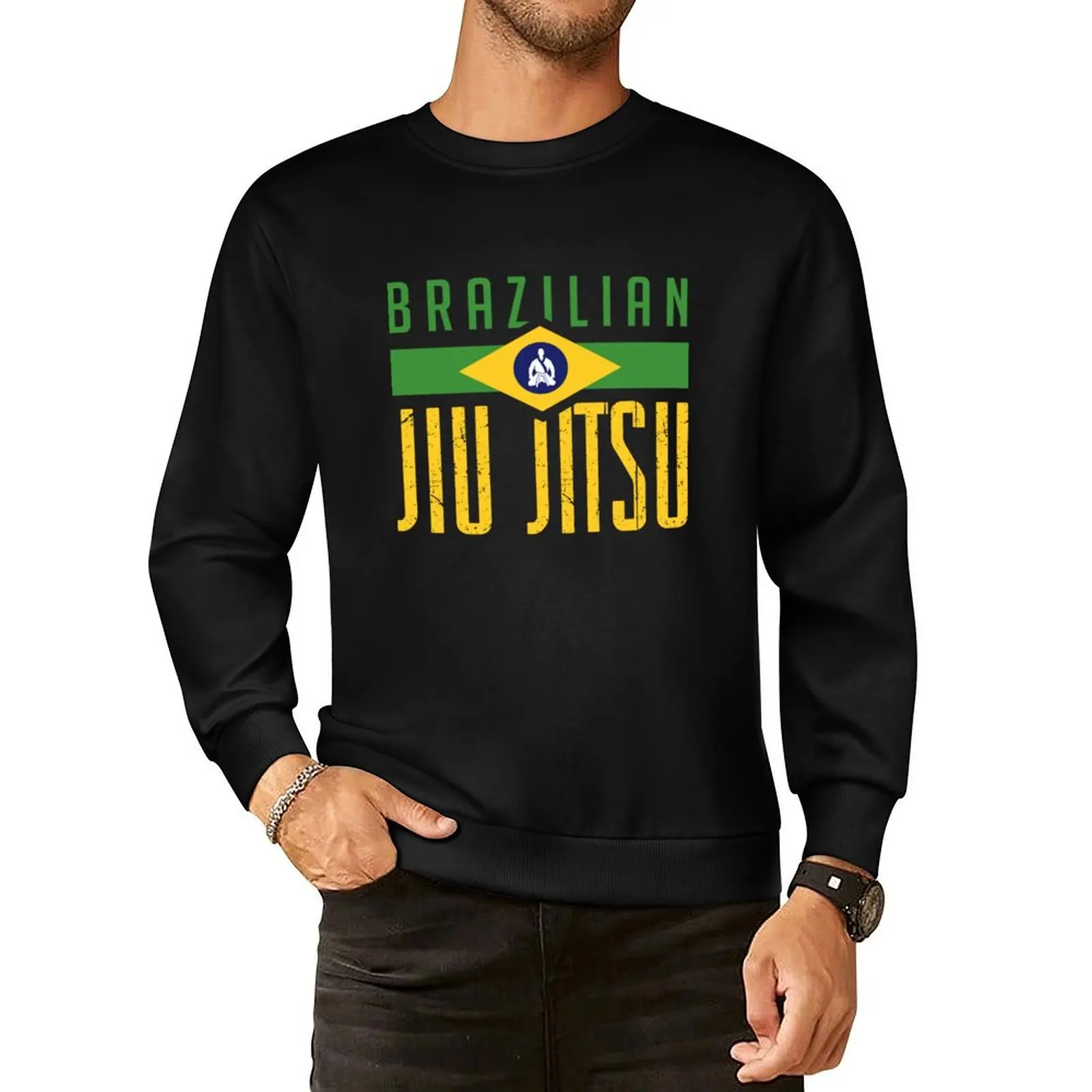 

Brazilian Jiu Jitsu Funny Jujitsu BJJ Pullover Hoodie men clothes men's sweat-shirt set tracksuits sweatshirt male