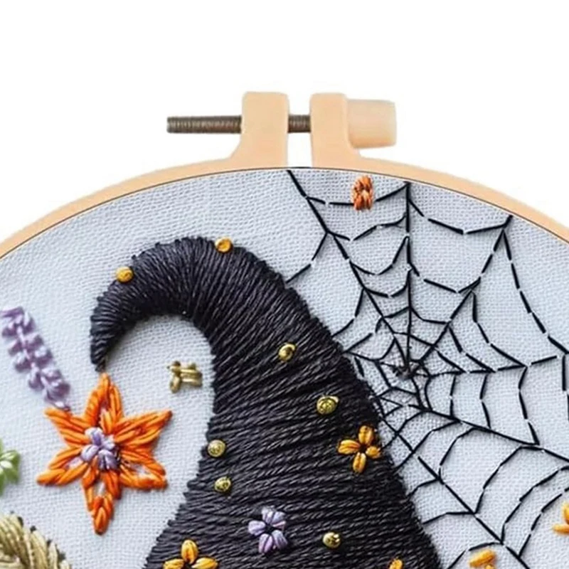 Non-Finished Halloween Series, Cross-Stitch Bag, Embroidery Bag For Beginners, DIY Decoration Home Room