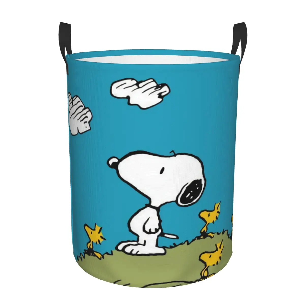

Custom Cartoon Snoopy Laundry Hamper Large Clothes Storage Basket Toy Bin Organizer for Kids