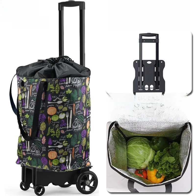 portable-lightweight-folding-shopping-cart-vegetable-buying-hand-pulled-cart-home-use-miniature-trolley-convenient-utility-wagon