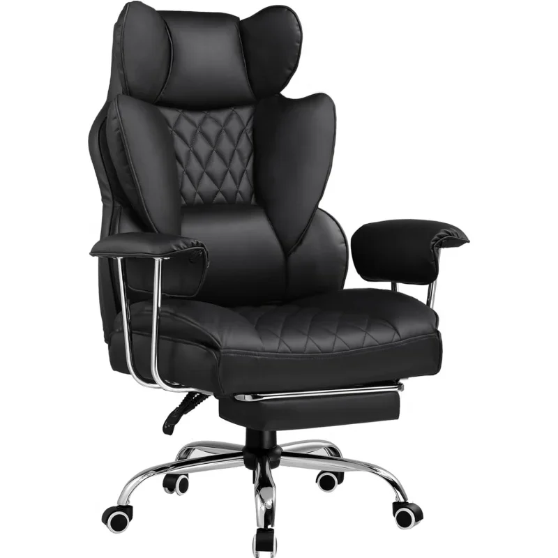 Gaming Chair,Office Chair with Pocket Spring Lumbar Support,Ergonomic Comfortable Wide Office Desk Computer Chair Armrest