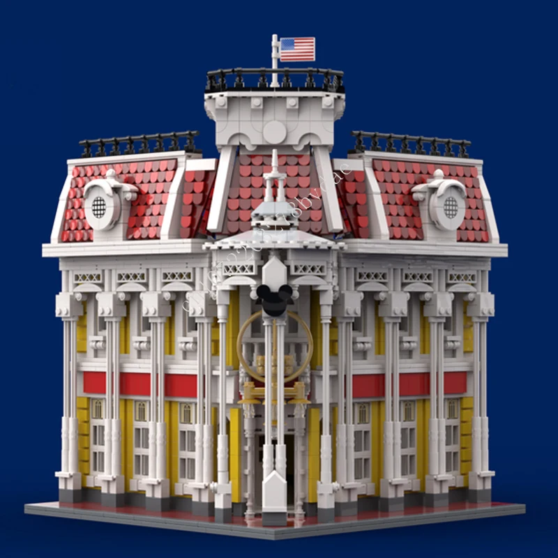 2452PCS Magic Kingdom Emporium MOC streetview Puzzle Architecture Creative Assembly Birthday Christmas Toys Gifts for Kids Ages