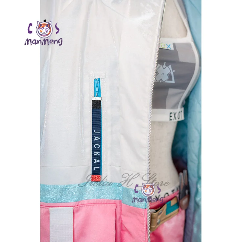 

New Jackal Cosplay Costume Anime Game Tank top pant coat sock prop Halloween party girls high-quality sweet uniform tailor-made