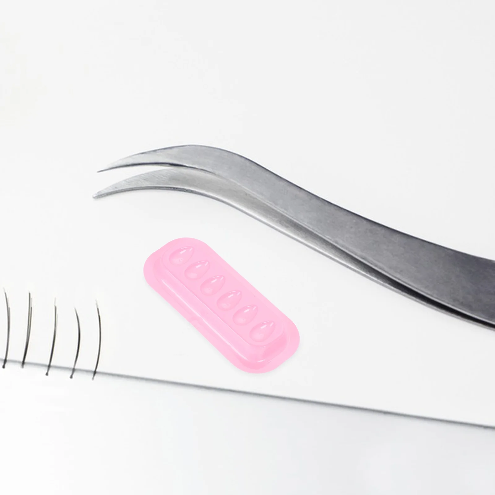 

100PCS Eyelash Extension Tools Glue Trays Lash Cups Plastic Containers False Eyelashes Holder Makeup Supplies Safe Durable