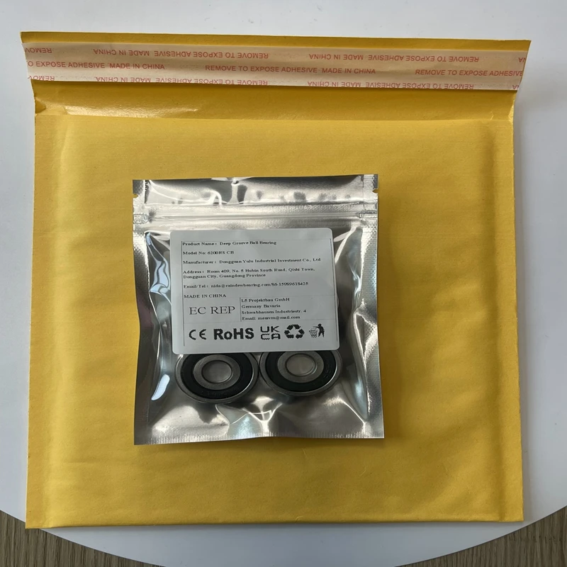 

1PCS 6200RS CB 10x30x9 mm Hybrid Ceramic Bearing ABEC-7 Bicycle Bottom Brackets Spares 6200RS Si3N4 Ball