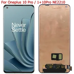 Pantalla LCD Original de 6,7 pulgadas para Oneplus 10 Pro, montaje de pantalla táctil, piezas de repuesto, NE2210, NE2211, NE2215