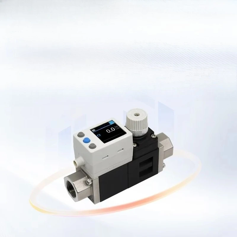 Small vortex liquid sewage flowmeter sensor digital water switch alarm needle valve
