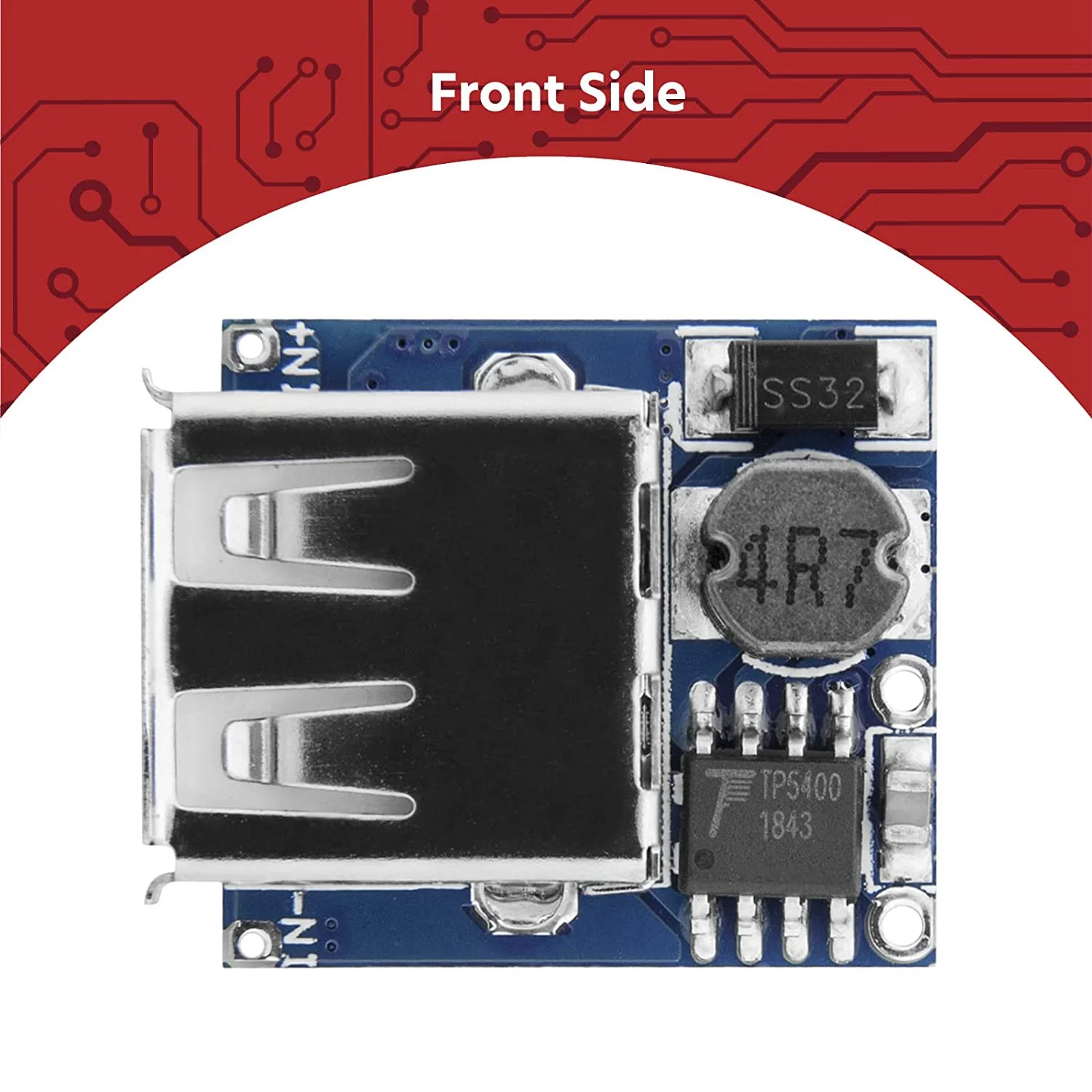 A49T 5 Bank Module Charge Controller TP5400 Micro-USB and USB Connection