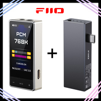 FiiO QX13 Portable Earphone AMP 8 Channel DAC ES9027SPRO Decoder 1.99“ Screen 14 Support 768KHz/32bit DSD512 MQA HIFI Amplifer