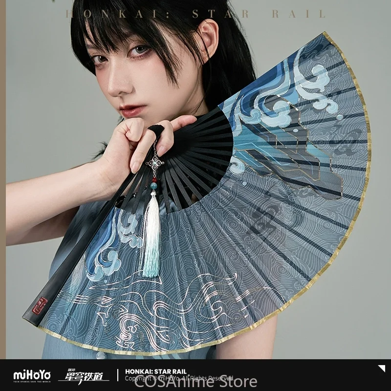 

Mihoyo Honkai Star Rail Feixiao оригинальный складной игровой фанат тема оттиск серии косплей костюм аниме реквизит подарок на Хэллоуин