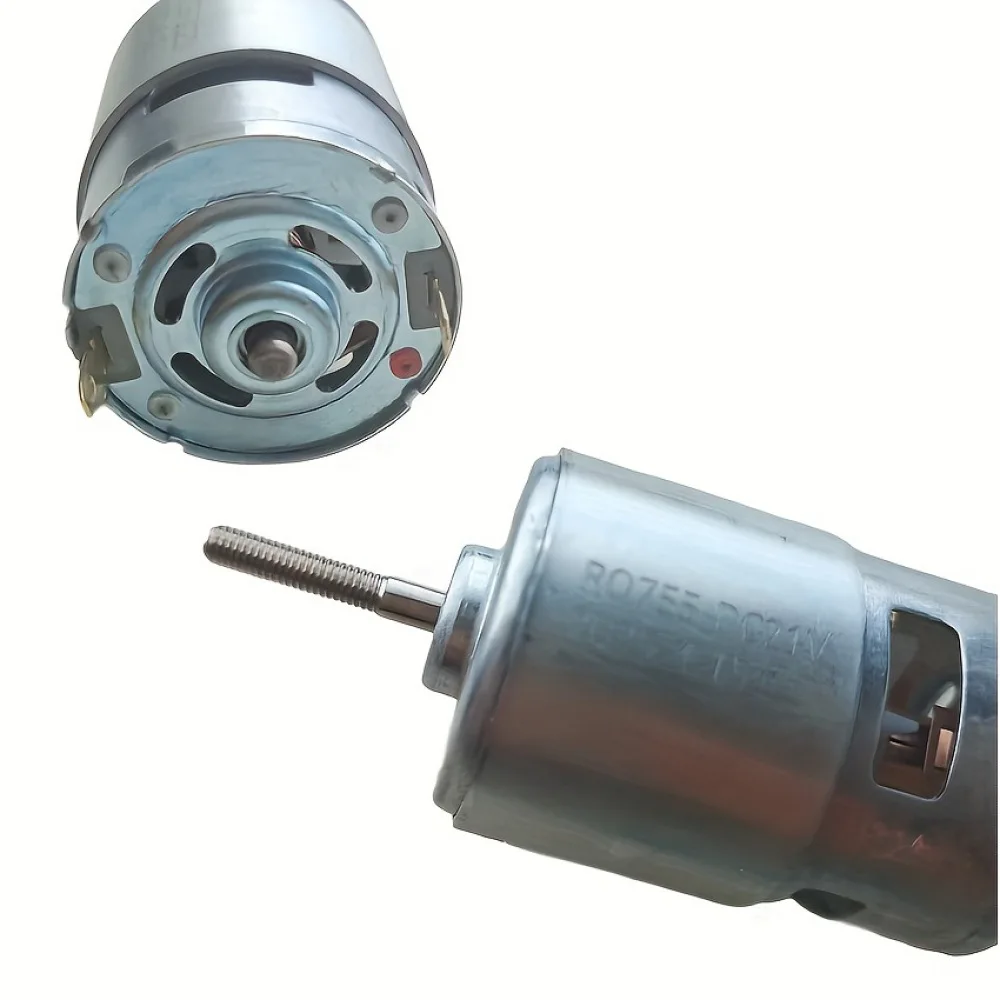 Durable 755 Motor For Aosu Cordless Grass Trimmer Lawn Mower Power Tool Parts 12V Brushed DC Engine Dual Axis Replacement