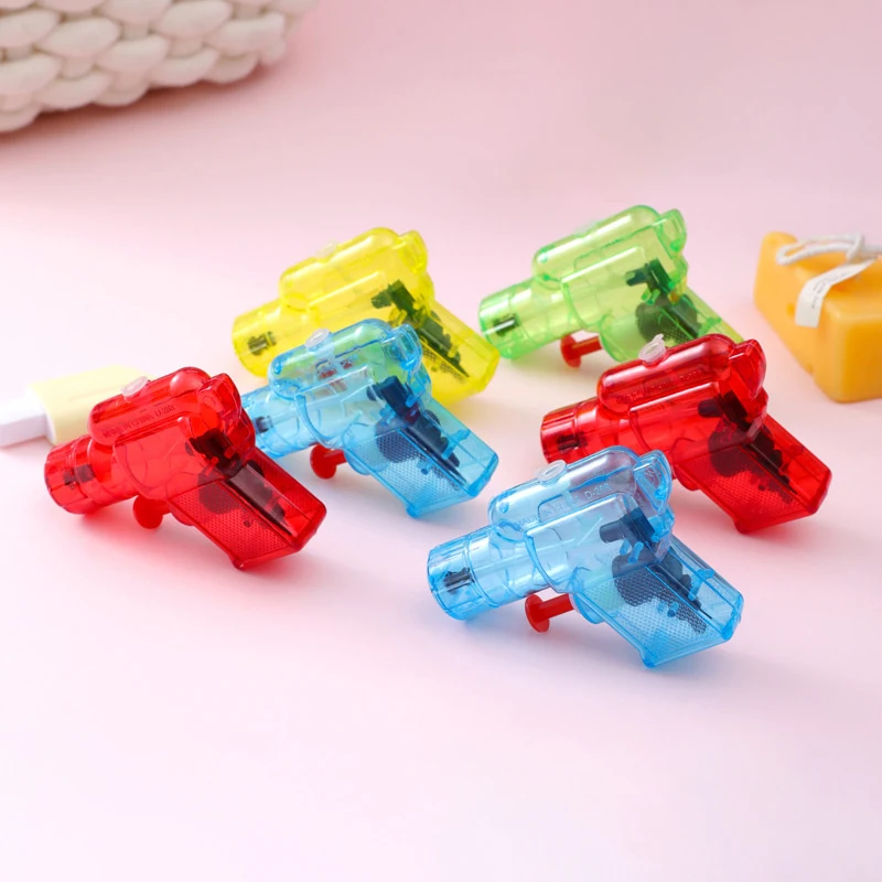 6Pcs Mini Spray Water Guns Outdoor Game Hawaii Beach Toys For Kids Birthday Summer Pool Party Favors Baby Shower Pinata Fillers