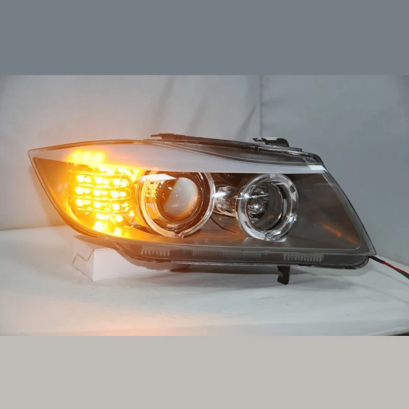 LED Lights For BMW E90 330I 320I 318I Led Angel Eyes Headlight view 3