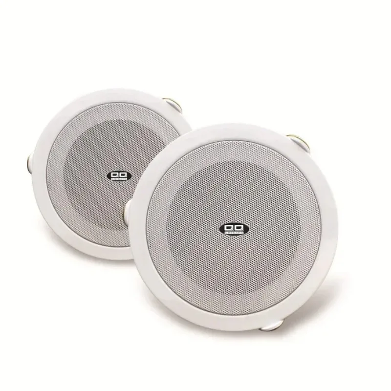 2026 System Customization 3W 6W 6-inch Constant Pressure Ceiling Shopping Mall Background Music Public Broadcast Ceiling Speaker