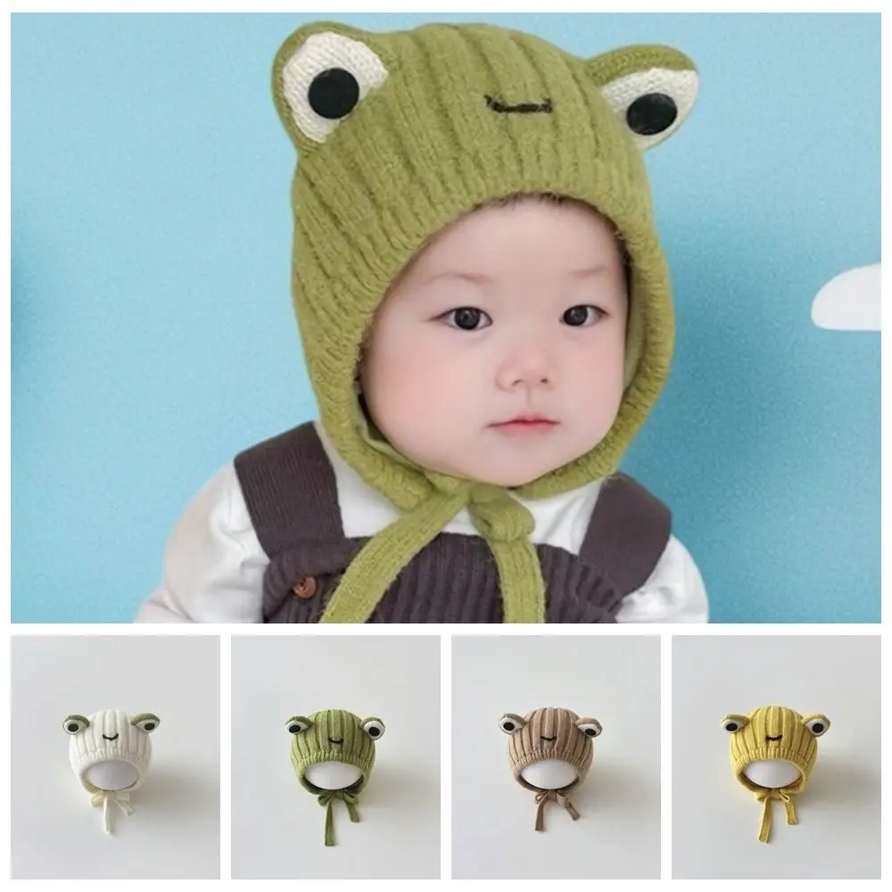 Fashion One-Piece Winter Baby Hat Scarf Windproof Faux Fur Kids Hat Hooded Scarf Thick Warm Neck Protection Infant Beanies Cap