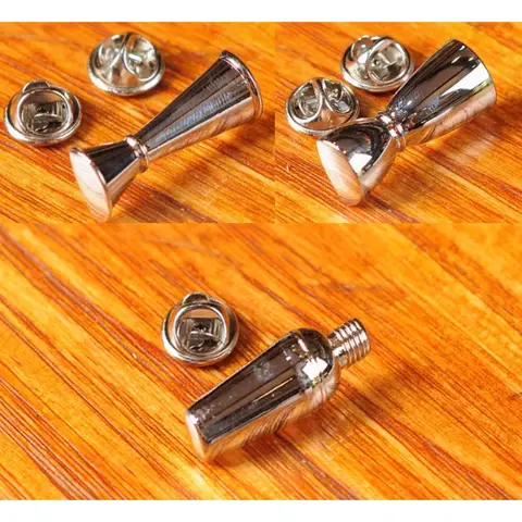 Fashion Brooch Creative Pins Metal Badge Accessories Bartender Badge Brooch
