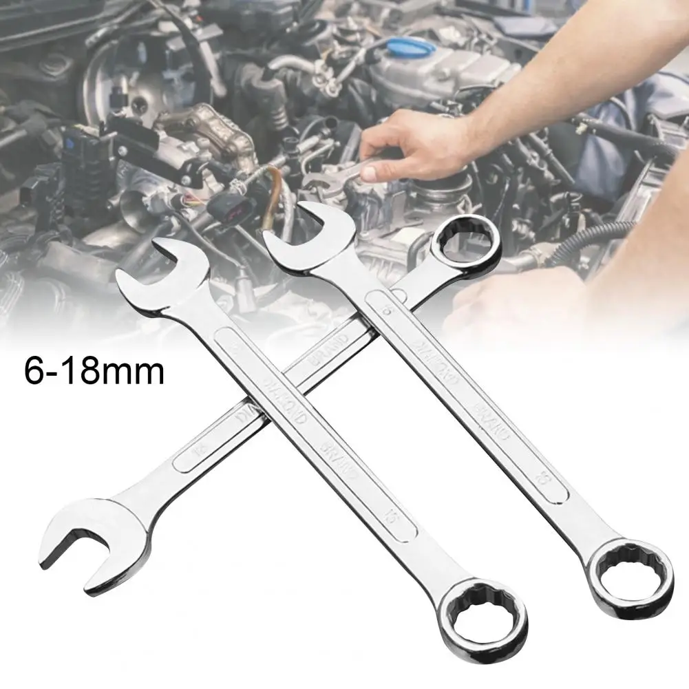 Anti-corrosion High Carbon Steel Ratchet Open-end Dual-use Spanner for Workshop