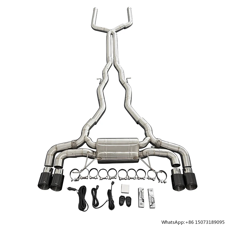 

For M850/M850i 4.4T G14/G15/G16 2019-2023 Stainless Steel Cat Back Exhaust Pipe Tuning Electronic Valve Exhaust Muffler