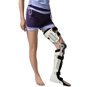 

Hot Sale physiotherapy equipment Adjustable Ankle Knee Foot Orthosis Joint Fracture Support KAFO Leg Brace