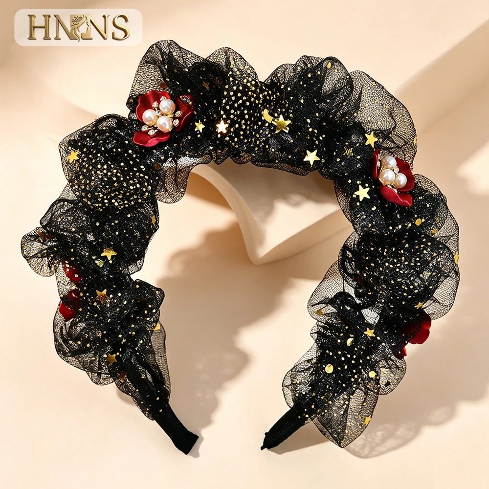 YouLaPan Light Luxury Women's Headband Daily Versatile Hair Accessories Retro Fashion Wedding Party Festival Hair Accessories A4