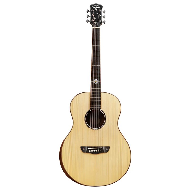 

Ds-Daisy oem semi acoustic inlay daisy guitar 39 inch gitara 6 strings acoustic guitar with bag suitable as a gift for girl