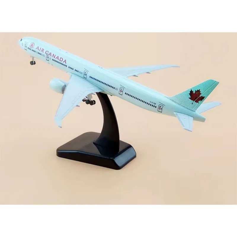 19cm Canada Airlines B777Model samolotu, metalowy Air Canada Airlines B777 300ER C-FITW Model samolotu ze stojakiem na koła